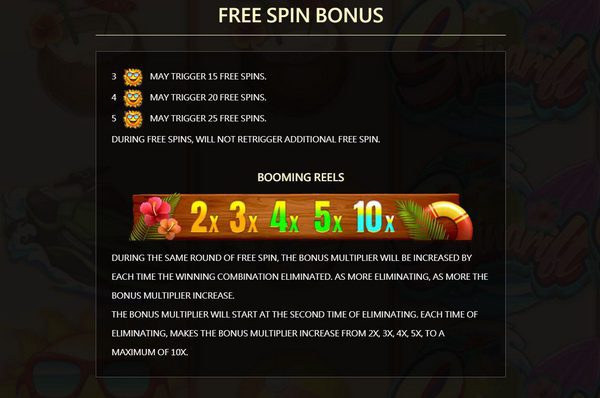 Free spins bonus Spindrift slot  